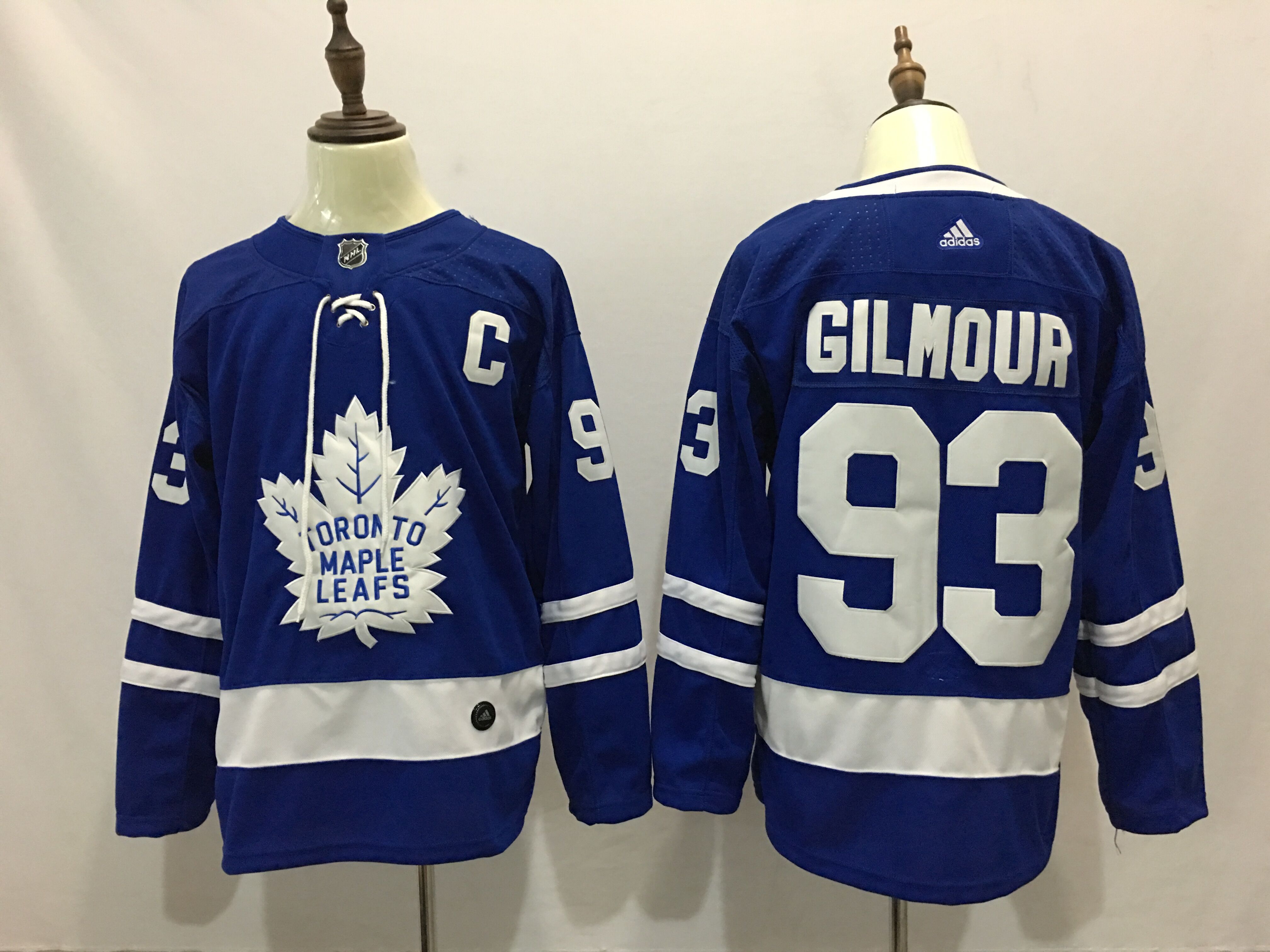 Men Toronto Maple Leafs #93 Gilmour Blue Adidas Hockey Stitched NHL Jerseys->toronto maple leafs->NHL Jersey